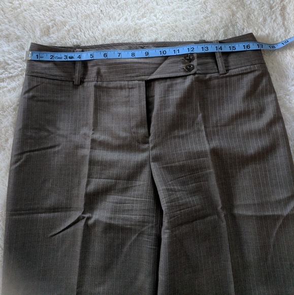 🌟Ann Taylor Wide Leg Pinstripe Margo Trousers - Picture 4 of 6